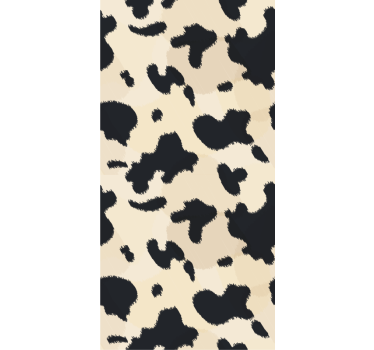 Papel tapiz animales patrón de manchas de vaca - TenVinilo
