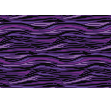 Papel tapiz animales patrón olas moradas - TenVinilo