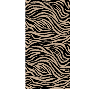 Papel tapiz animales motivo rayas de cebra - TenVinilo