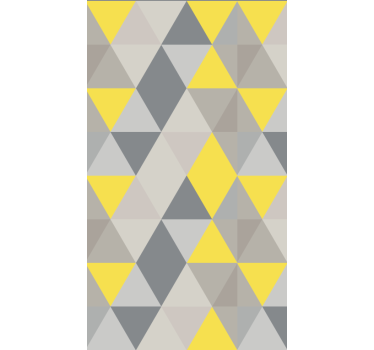 Papel tapiz oficina triángulos pantone - TenVinilo