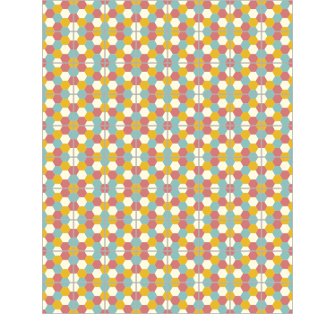 Papel tapiz oficina diseño geométrico - TenVinilo