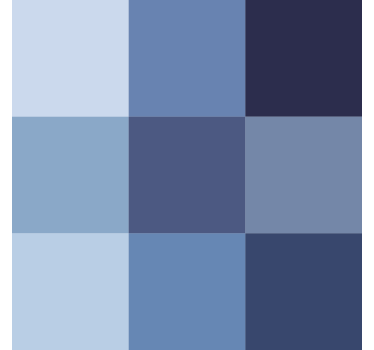 Papel tapiz oficina azulejo moderno azul - TenVinilo