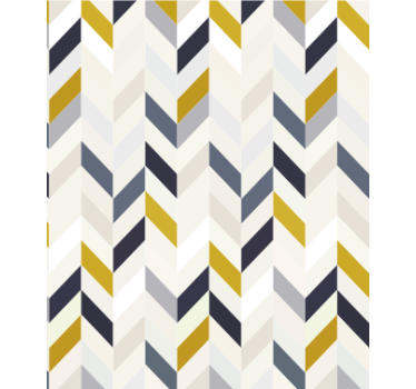 Papel tapiz comedor patrón chevron zigzag - TenVinilo