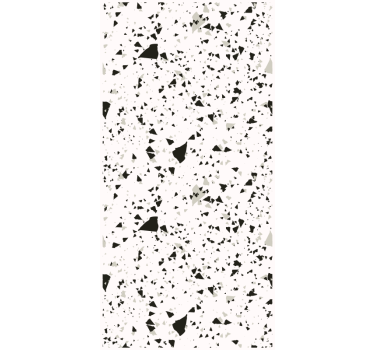Papel tapiz textura terrazzo gris blanco y negro - TenVinilo