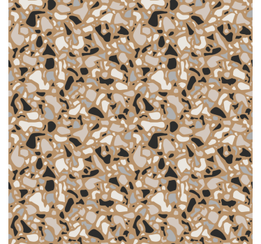 Papel tapiz textura terrazo marrón clásico - TenVinilo