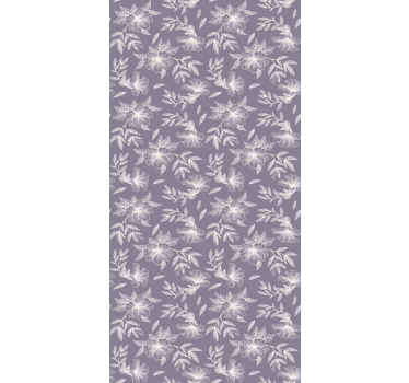 Papel tapiz textura floral lila - TenVinilo