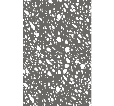 Papel tapiz textura terrazo clásico gris y blanco - TenVinilo