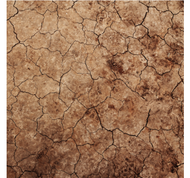 Papel tapiz piedra textura de tierra agrietada - TenVinilo