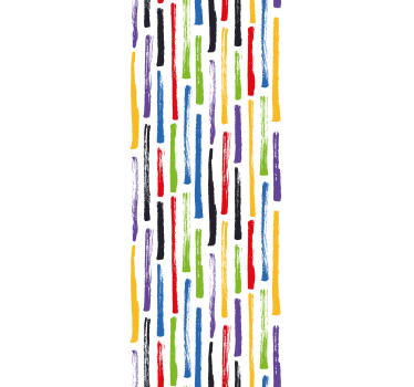 Papel tapiz moderno patrón colorido - TenVinilo