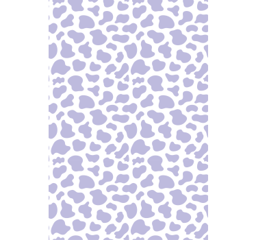 Papel tapiz moderno estampado de vaca morada - TenVinilo