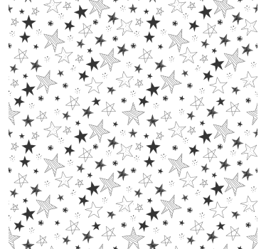 Papel tapiz moderno puntos y estrellas - TenVinilo