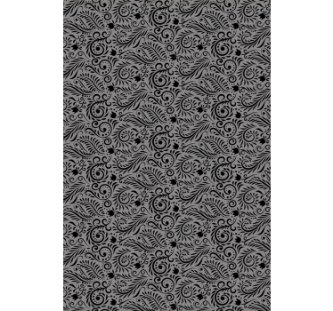 Papel tapiz moderno con patrones de espirales ornamentales - TenVinilo