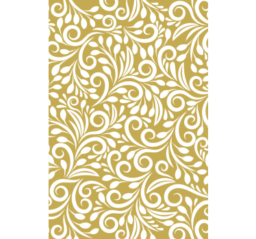 Papel tapiz moderno patrón dorado - TenVinilo