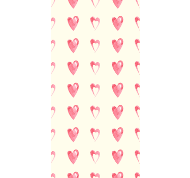 Papel tapiz moderno corazones desperdiciados - TenVinilo