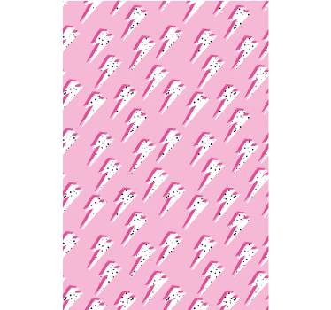 Papel tapiz moderno rayo rosa - TenVinilo