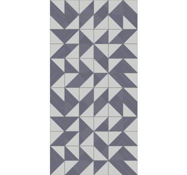 Papel tapiz moderno armonía de patrones geométricos - TenVinilo