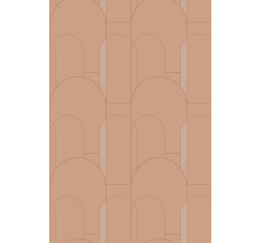 Papel tapiz moderno diseño de curvas geométricas - TenVinilo