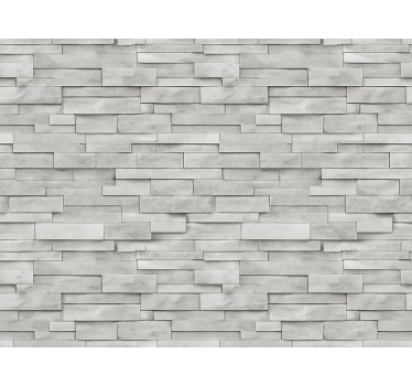 Papel tapiz piedra pizarra gris ledge stone - TenVinilo
