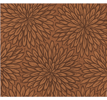 Papel tapiz madera estallido de coral moderno - TenVinilo