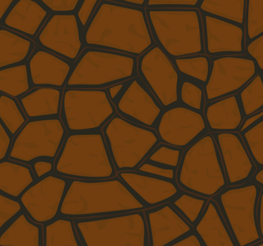 Papel pintado imitación piedra geométrico marrón - TenVinilo