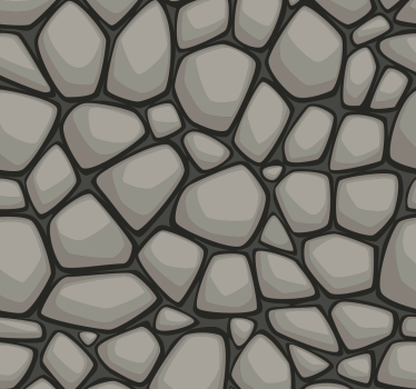Papel pintado piedras pequeñas grises - TenVinilo