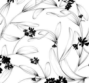 Papel pared lírios blancos - TenVinilo