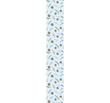 Papel tapiz flores estampado botánico suave - TenVinilo