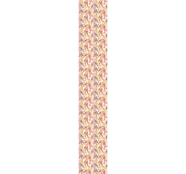 Papel tapiz infantil patrón floral atrapasueños - TenVinilo