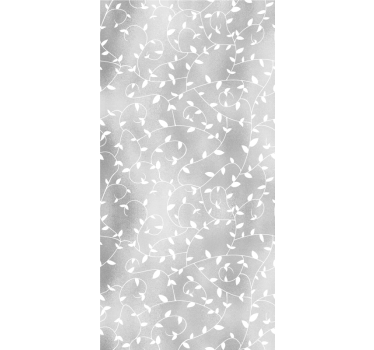 papel pared con ramas de árboles blanco y plateado - TenVinilo