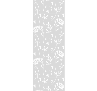 Papel tapiz flores botánico floral - TenVinilo