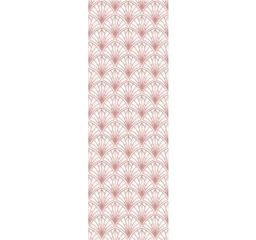 Papel tapiz moderno elegantes abanicos art déco - TenVinilo
