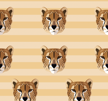 Papel tapiz animales patrón de rayas de guepardo - TenVinilo