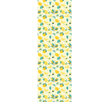 Papel pintado texturas Limones divertidos - TenVinilo
