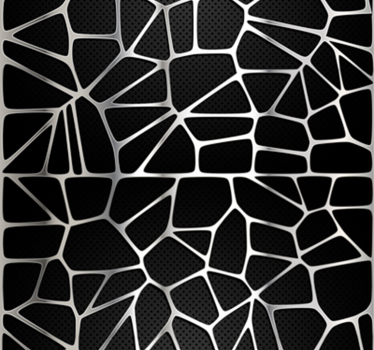 Papel pintado negro metal entrelazado - TenVinilo