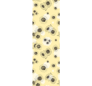 Papel tapiz flores patrones florales - TenVinilo