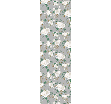 Papel tapiz flores panel de elegancia floral - TenVinilo