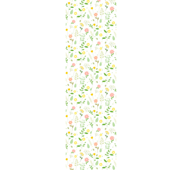 Papel tapiz flores primavera floral - TenVinilo