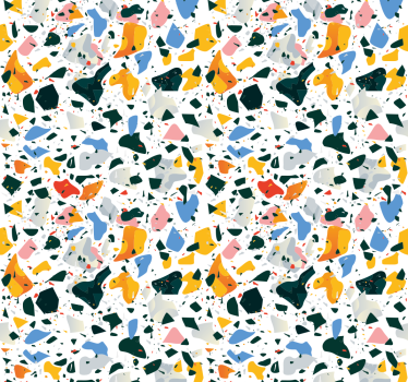 Papel tapiz textura terrazo colorido - TenVinilo