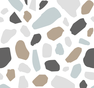 Papel tapiz piedra terrazo gris - TenVinilo