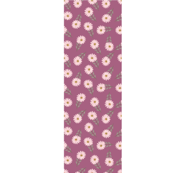 Papel tapiz flores ambiente floral - TenVinilo
