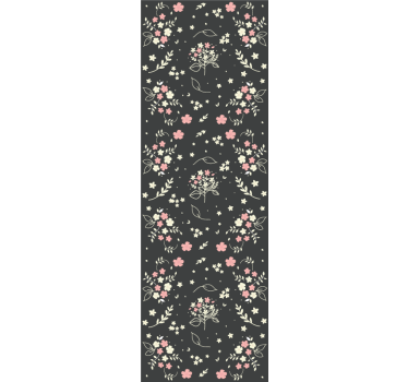 Papel tapiz flores encanto botánico floral - TenVinilo