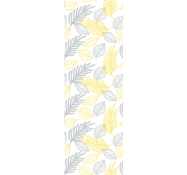 Papel pared naturaleza Hojas de pantone - TenVinilo
