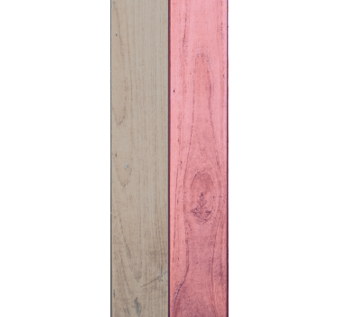 Papel pintado madera Madera rosa y gris - TenVinilo