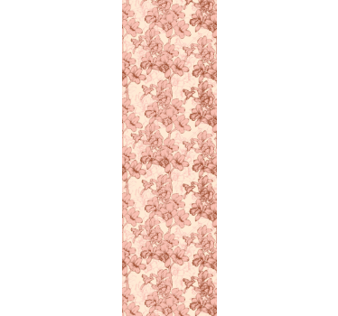 Papel tapiz flores floral adornado - TenVinilo