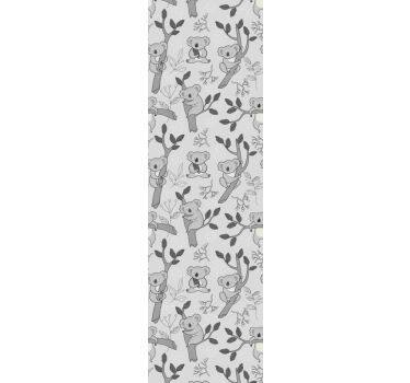 Papel tapiz animales patrones de koala - TenVinilo