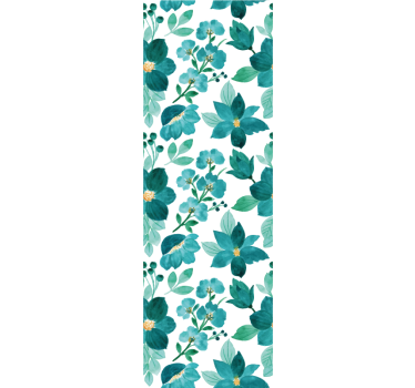 Papel tapiz flores floración botánica floral - TenVinilo