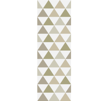 Papel triangulos Triángulos en tonos beige - TenVinilo