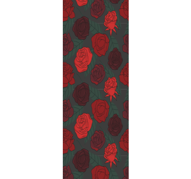 Papel tapiz flores elegancia rosada - TenVinilo