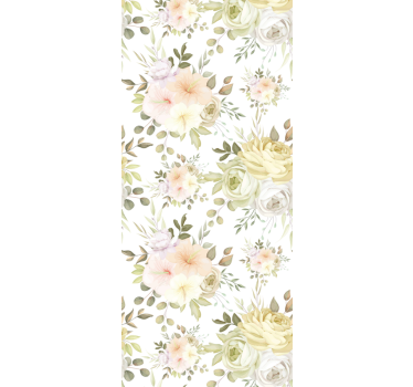 Papel tapiz flores composición de la floración - TenVinilo