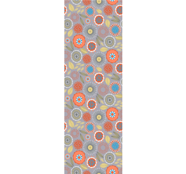 Papel tapiz flores estallido floral - TenVinilo